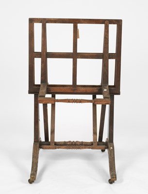 Lot 751 - A 19th Century rosewood adjustable folio stand