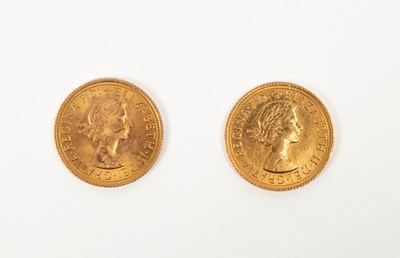 Lot 351 - Two 1966 full sovereigns