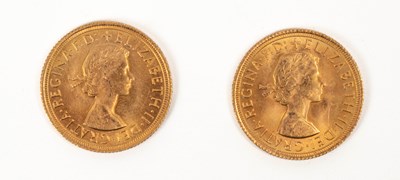 Lot 357 - Two 1966 full sovereigns