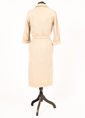 Lot 654 - A 1950s wool checked dress