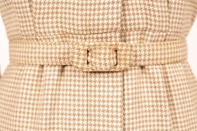 Lot 654 - A 1950s wool checked dress