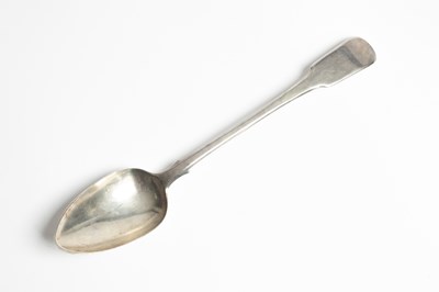 Lot 9 - A George III silver gravy spoon