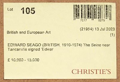 Lot 488 - Edward Seago RWS RBA (1910-1974)