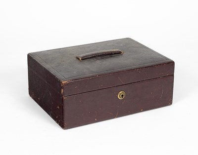 Lot 777 - A leather jewel box