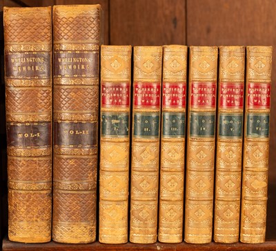 Lot 882 - Six volumes on The Peninsular War and two volumes on Wellington