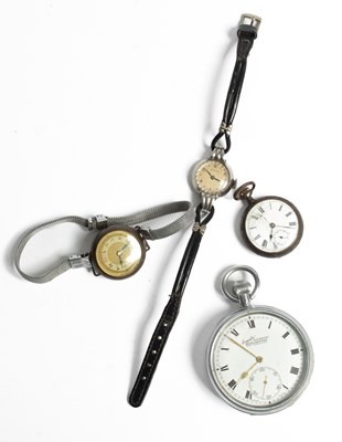 Lot 317 - A lady's Longines stainless-steel cased cocktail watch