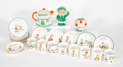 Lot 815 - A 1930s Shelley Mabel Lucie Attwell Boo Boo tea set