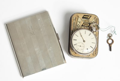 Lot 52 - A silver cigarette case