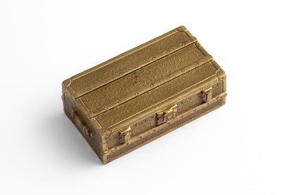 Lot 342 - A Louis Vuitton trunk paperweight