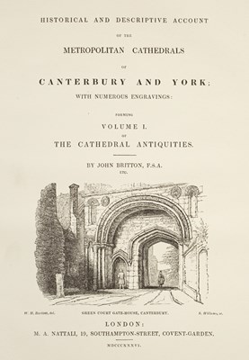 Lot 262 - Britton (John) Cathedral Antiquities