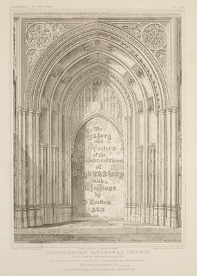 Lot 262 - Britton (John) Cathedral Antiquities