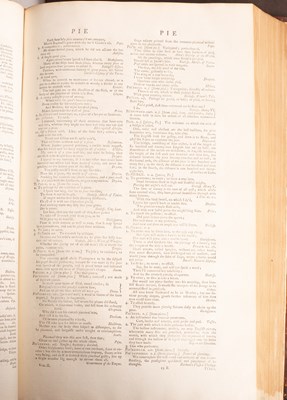 Lot 497 - Johnson (Samuel) A Dictionary of the English Language