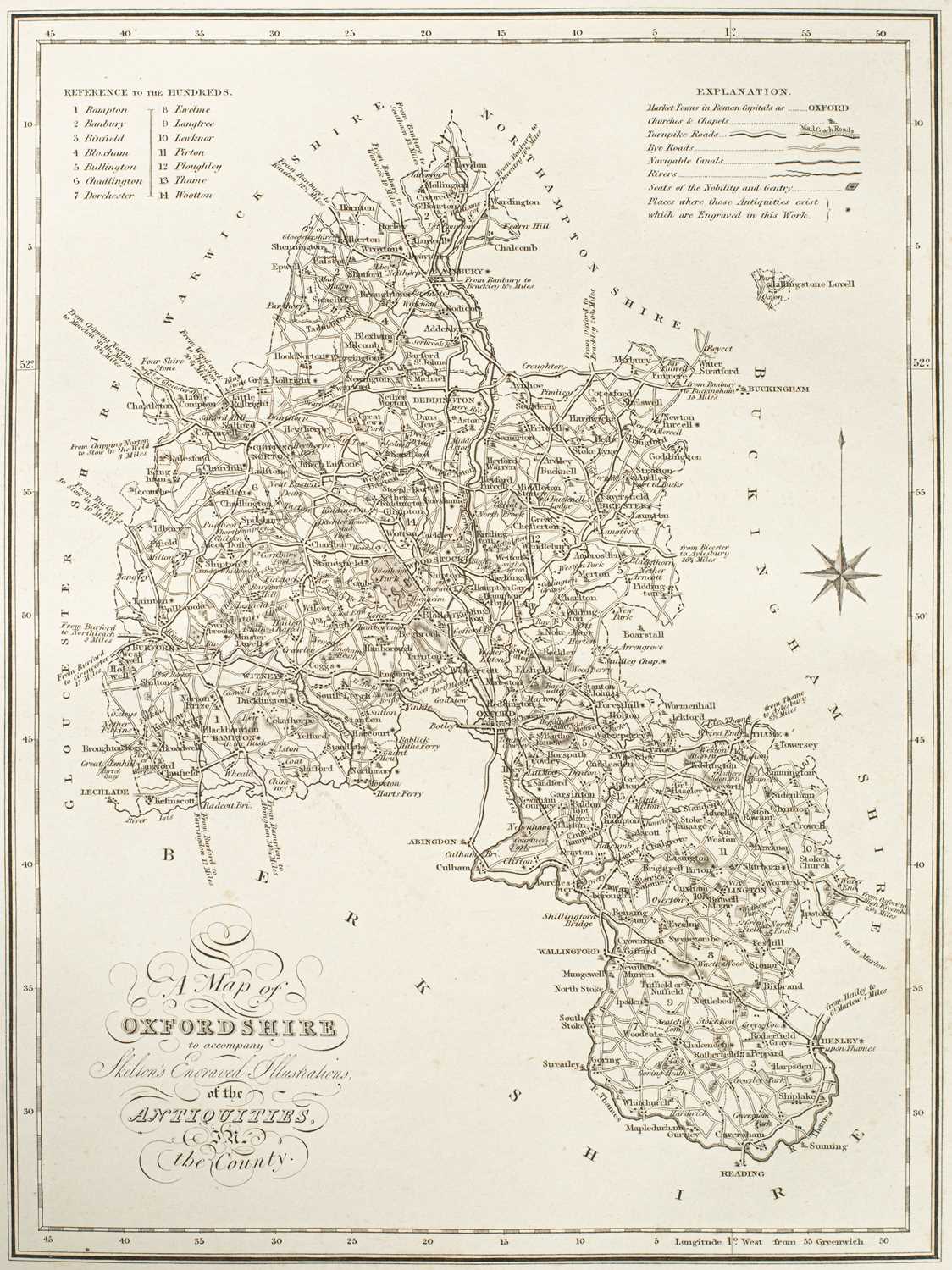 Lot 271 - Skelton (Jospeh) Engraved Illustration of the Principal Antiquities of Oxfordshire