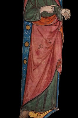 Lot Christ, in a large initial [Italy (Naples), c. 1325]