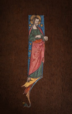 Lot Christ, in a large initial [Italy (Naples), c. 1325]