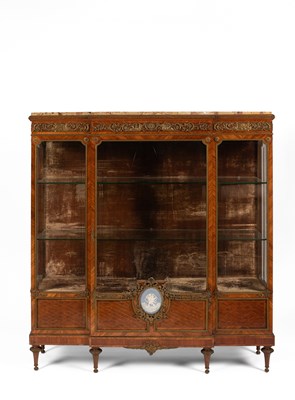 Lot 294 - A Louis XVI style kingwood vitrine