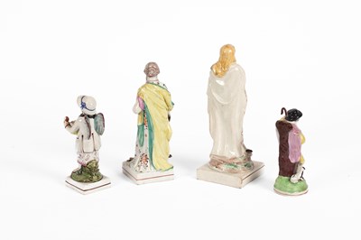 Lot 79 - Four pearlware figures