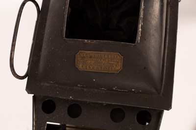 Lot 448 - A 19th Century brass and tinplate 'Excelsior' magic lantern