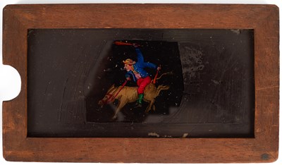 Lot 448 - A 19th Century brass and tinplate 'Excelsior' magic lantern