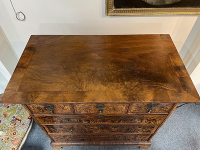 Lot 354 - An 18th Century mulberry chest