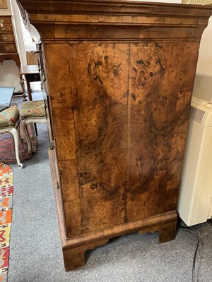 Lot 354 - An 18th Century mulberry chest