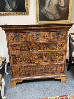 Lot 354 - An 18th Century mulberry chest