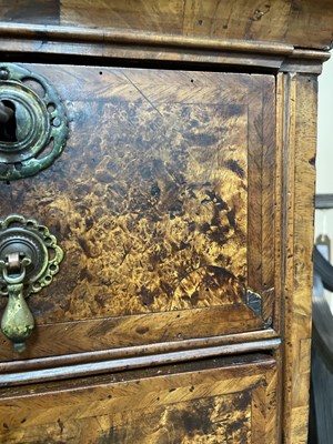 Lot 354 - An 18th Century mulberry chest