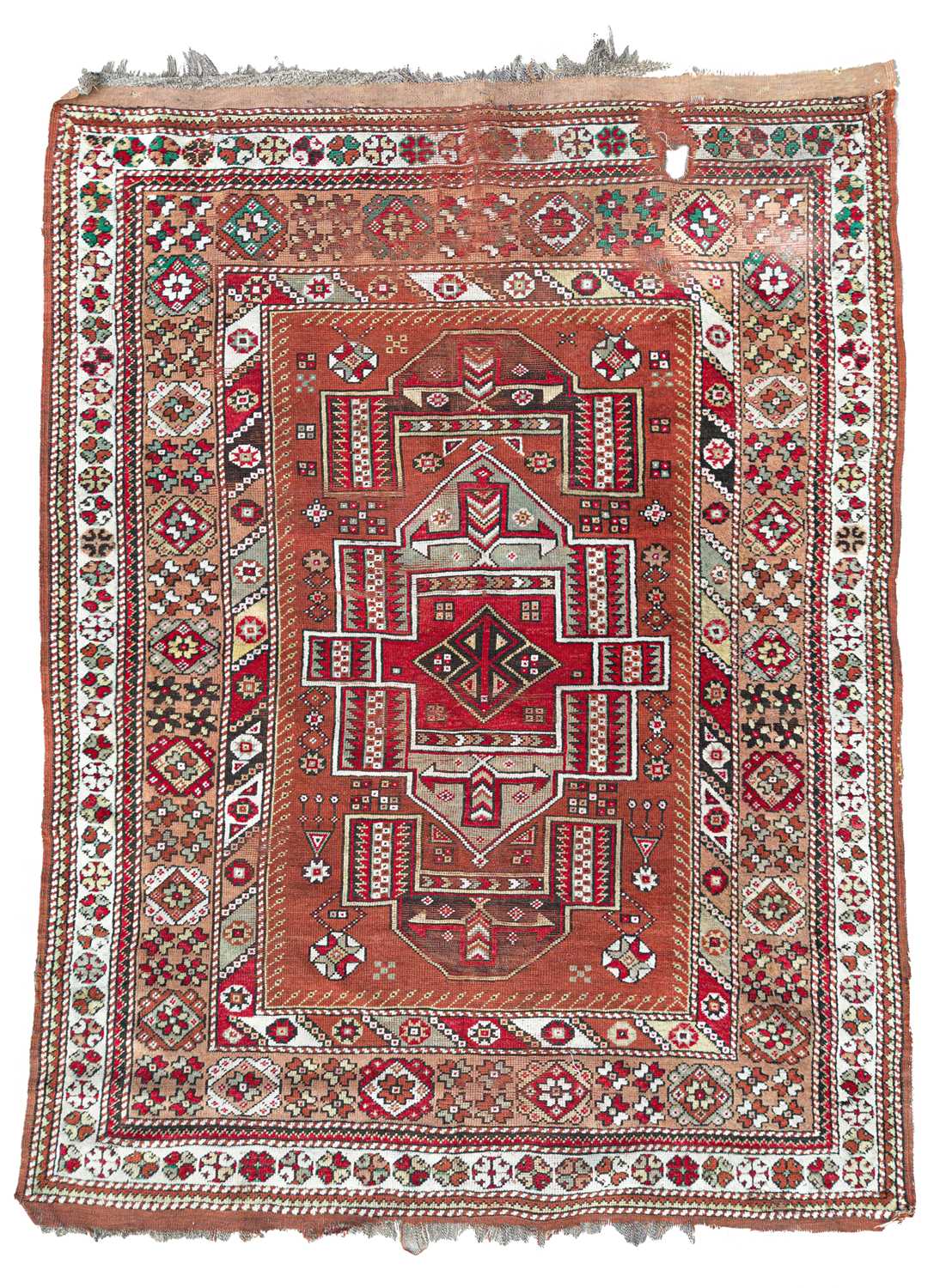 Lot 397 - A Bergama rug