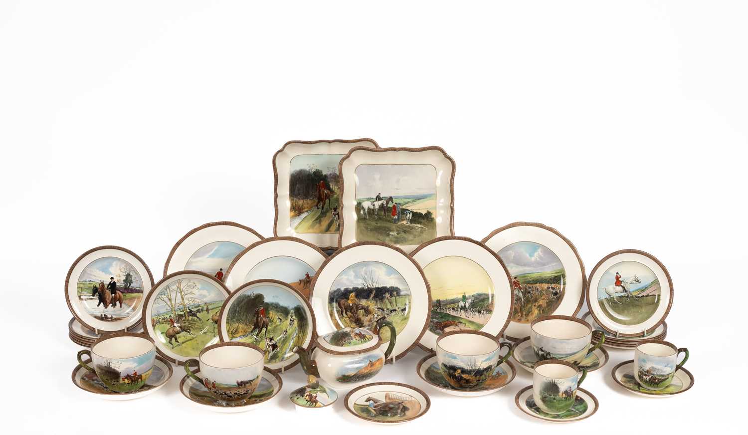 Lot 90 - A quantity of Copeland & Sons tea wares