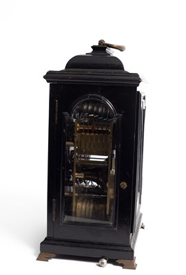 Lot 386 - Vulliamy, London, an ebonised quarter repeating bracket clock