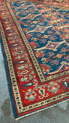 Lot An unusual West Persian carpet