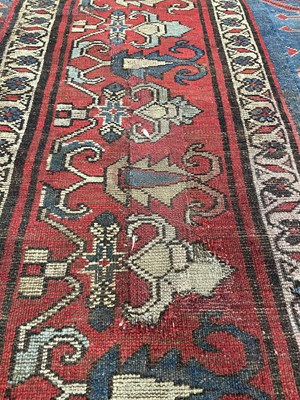 Lot An unusual West Persian carpet