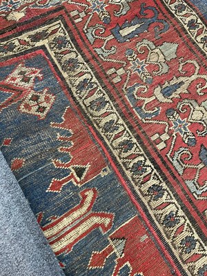 Lot An unusual West Persian carpet