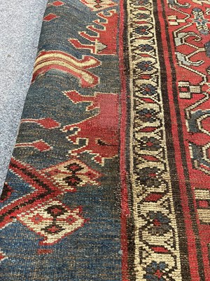 Lot An unusual West Persian carpet