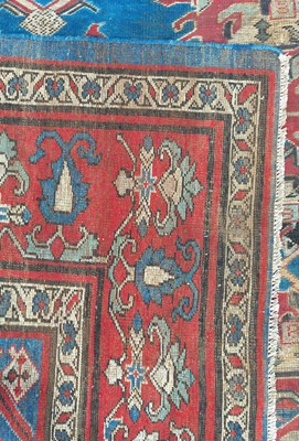 Lot An unusual West Persian carpet