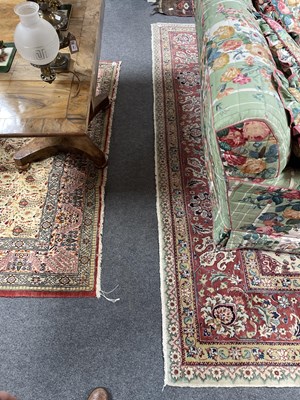 Lot 406 - A fine Tabriz carpet