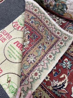 Lot 406 - A fine Tabriz carpet