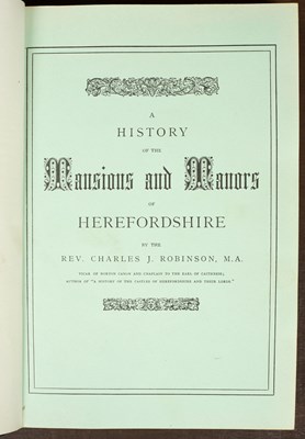 Lot 301 - Herefordshire and Hereford