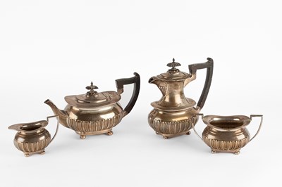 Lot A silver tea set