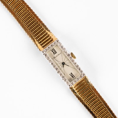Lot 202 - A lady's 18ct yellow gold Bueche Girod wristwatch