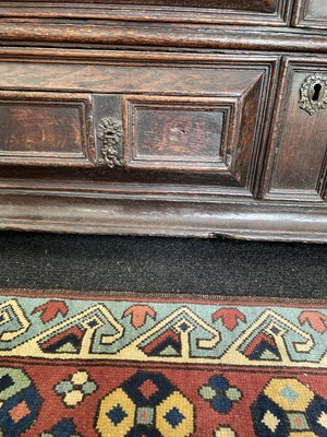 Lot 73 - A James II oak chest of drawers