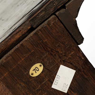 Lot 73 - A James II oak chest of drawers
