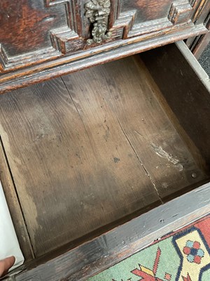 Lot 73 - A James II oak chest of drawers