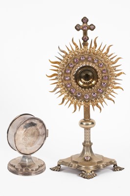 Lot 53 - A 19th Century gilt metal monstrance