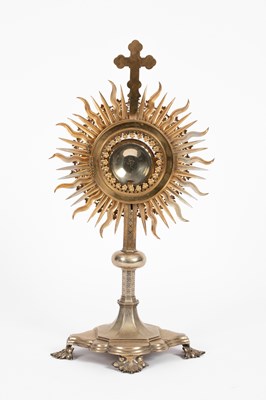 Lot 53 - A 19th Century gilt metal monstrance