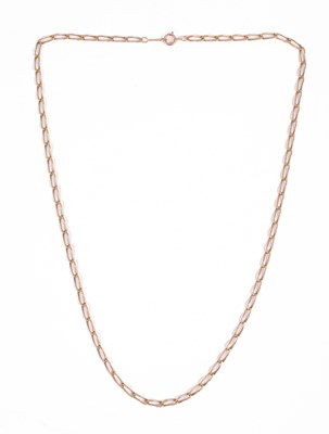 Lot 6 - A 9ct yellow gold chain necklace