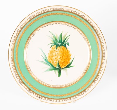 Lot 85 - An English dessert service and set of Wedgwood plates