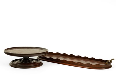 Lot 424 - A 19th Century mahogany Lazy Susan
