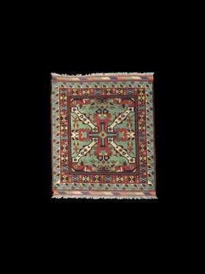 Lot 728 - An Afghan rug of Shirvan design
