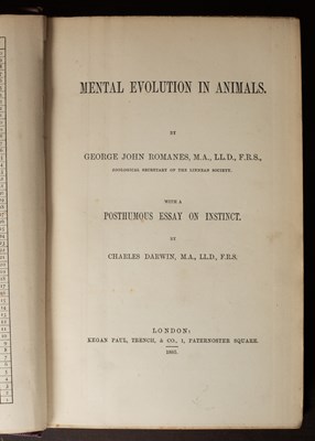 Lot 345 - [Romanes] Books by the Romanes family of authors